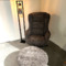 Mecam Gilbert DV8 fauteuil in stof met voetbank/poef - 6